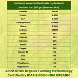 Amrit Krishi 100% Desi Kali Banga Basmati Rice (1Kg)