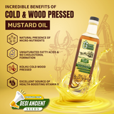 Amrit Krishi 100% Desi Mustard Oil (1L)