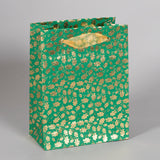 Christmas Holly & Green Handmade Paper Gift Bags Small (Set of 2) | Book Bargain Buy