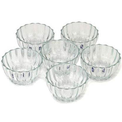 Glass Serving Bowls - Glass, 200 ml (Set of 6) | Book Bargain Buy