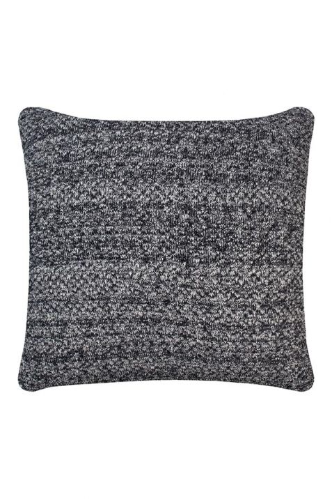 Dark Grey Knitted Cushion Cover | Book Bargain Buy