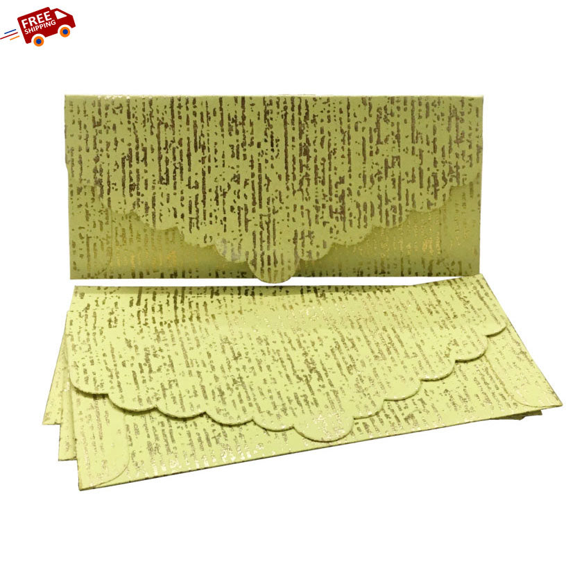 Handmade Scallop Envelope (Pack of 5)- Book Bargain Buy
