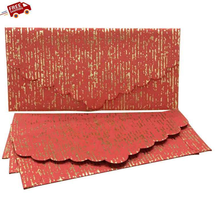 Handmade Scallop Envelope (Pack of 5)- Book bargain Buy