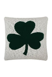 Green Flower Cotton Knitted Cushion Cover | Book Bargain Buy