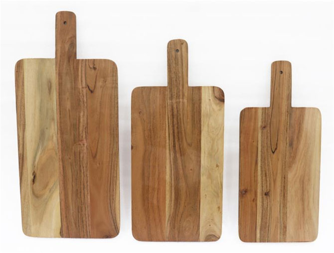 Unique Wooden Chopping Board - Set of 3 (AF-36976) | Book Bargain Buy