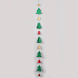 Christmas Tree & Green Handmade Paper Dangler (Set of 3) | Book Bargain Buy