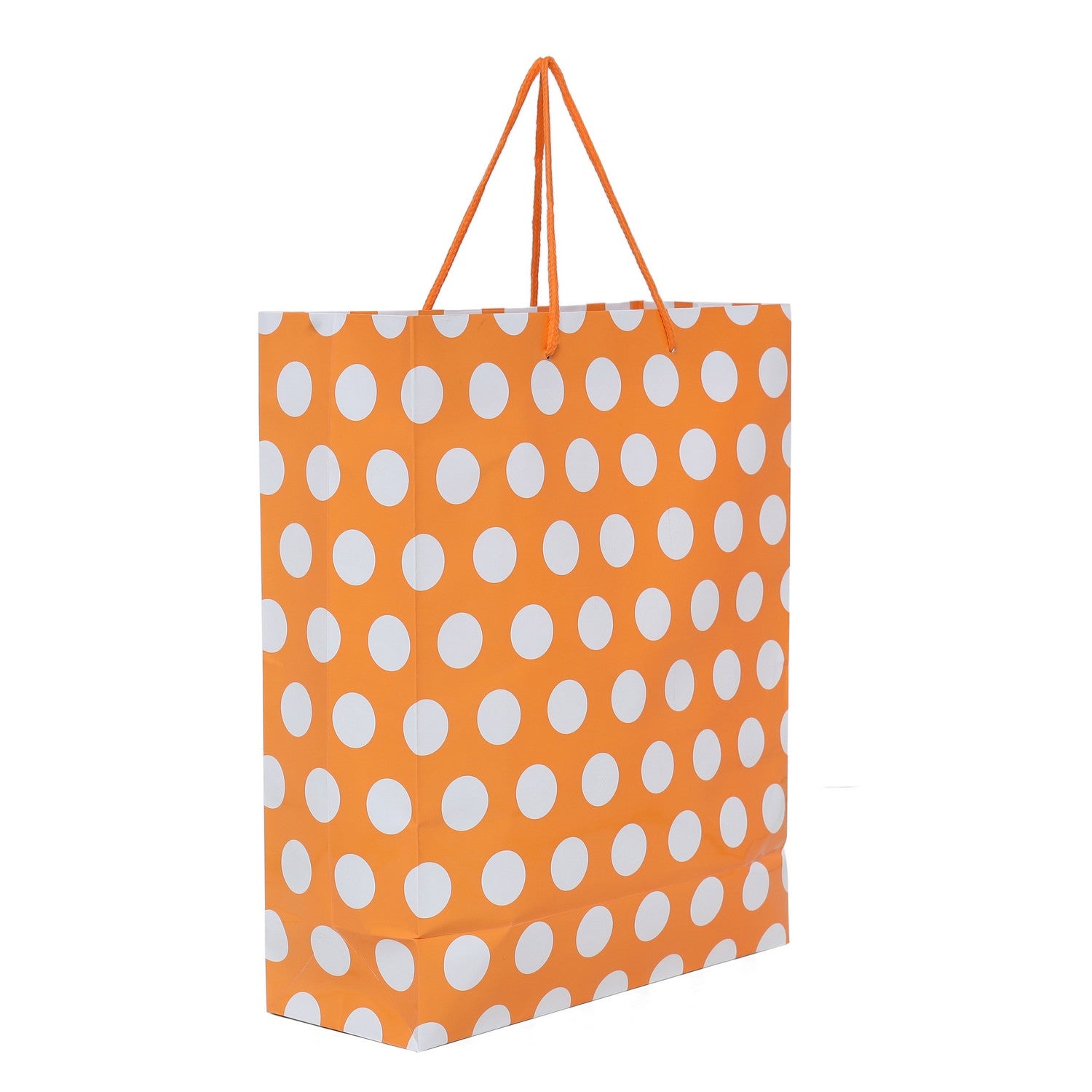 SHUBAN Polka dots Paper Bag for Gifting, Weddings, Anniversary, Birthday, Holiday Presents (32 X 26 X 10 CM ) - Set of 5 | Book Bargain Buy