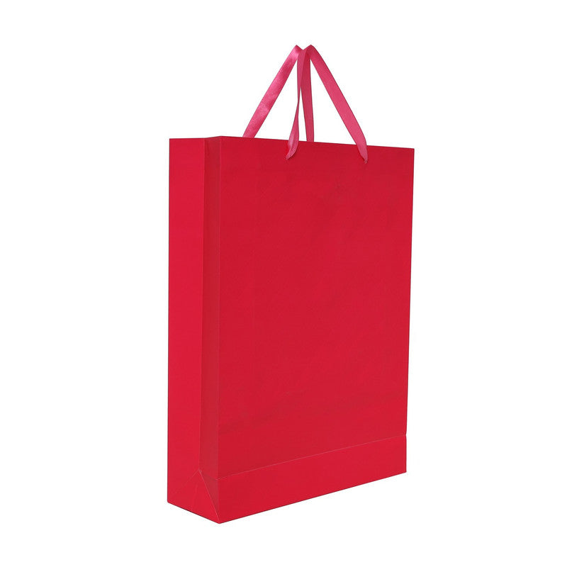 SHUBAN Plain Paper Bag for Gifting, Weddings, Anniversary, Birthday, Holiday Presents (43 X 32 X 10 CM ) - Set of 5 | Book Bargain Buy