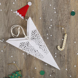 Single in Galaxy White Handmade Paper Christmas Stars | Book Bargain Buy