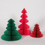 Red Color Handmade Paper Christmas Tree | Book Bargain Buy