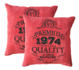 RD-003 Square Cushion Covers without Filling - 12x12 Inch (Set of 2) | Book Bargain Buy