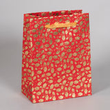 Christmas Holly & Red Handmade Paper Gift Bags Small (Set of 2) | Book Bargain Buy