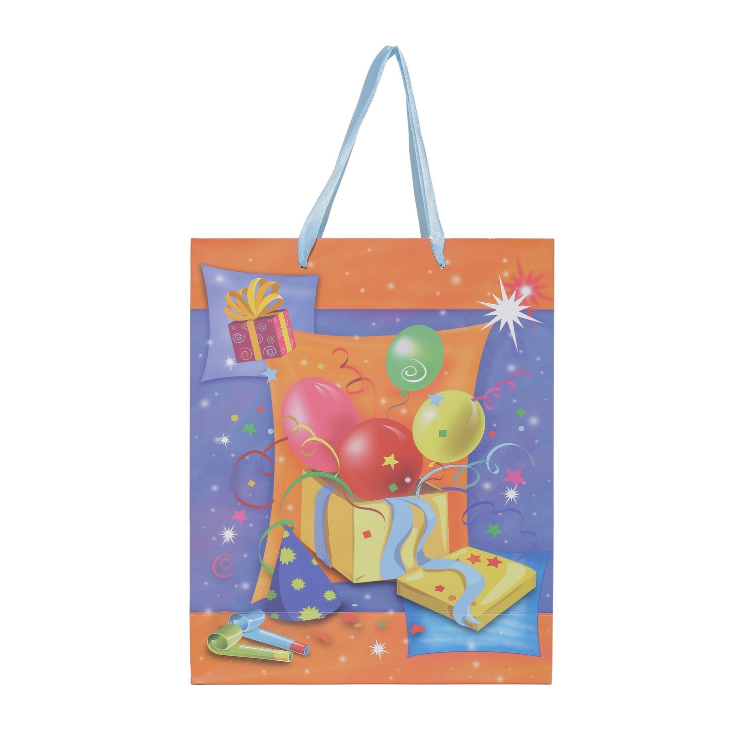 SHUBAN Birthday with ballons Paper Bag for Gifting, Birthday Presents (32 X 26 X 10 CM ) - Set of 5 | Book Bargain Buy