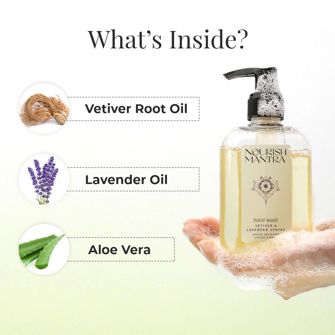 Vetiver And Lavender Upayas Hand Wash | Book Bargain Buy