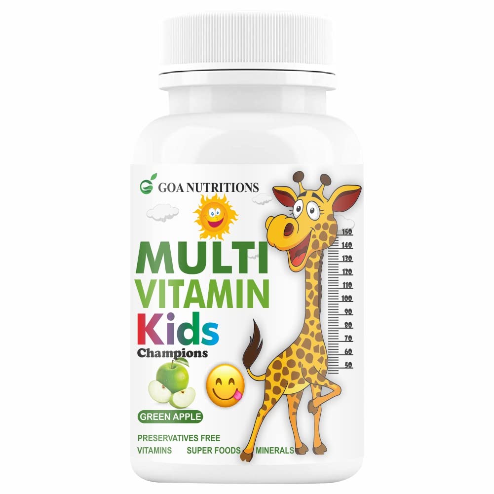 Goa Nutritions Multivitamin for Kid - 60 Tablets Chewable | Book Bargain Buy