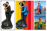 Romantic Love Couple Statue (H-25 cm x W-13 cm)