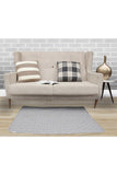 Cotton Knitted Rug Spanish Grey | Book Bargain Buy