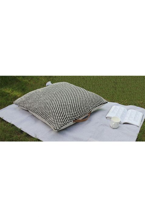 Knitted Floor Cushion for Outdoor in Bubble Knit | Book Bargain Buy