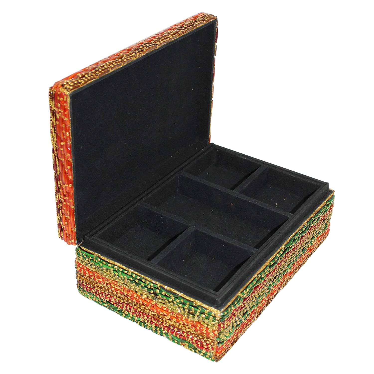 Treasure Hunt® Handmade Jewellery Organizer/Storage Box for Women/Girl (TH-007) | Book Bargain Buy