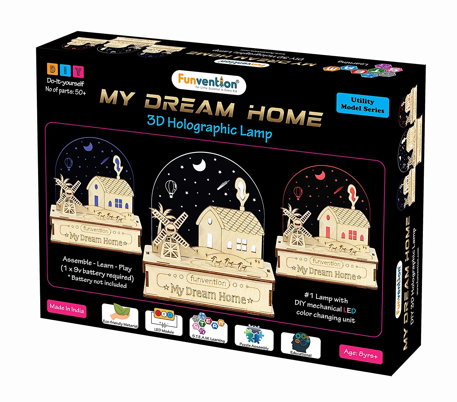 3D Holographic Lamp - My Dream Home | Book Bargain Buy