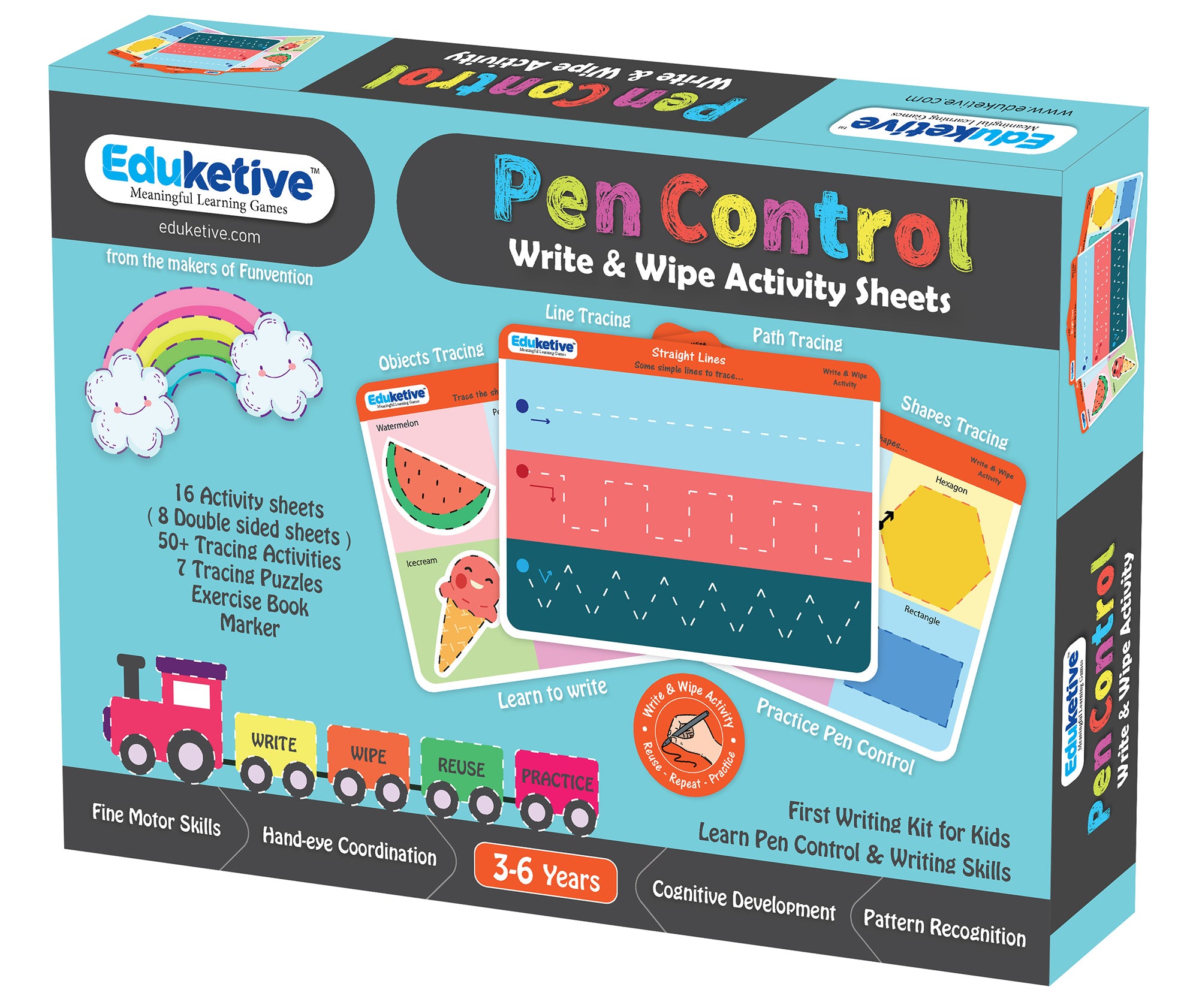 Pen Control - Write & Wipe Activity | Book Bargain Buy