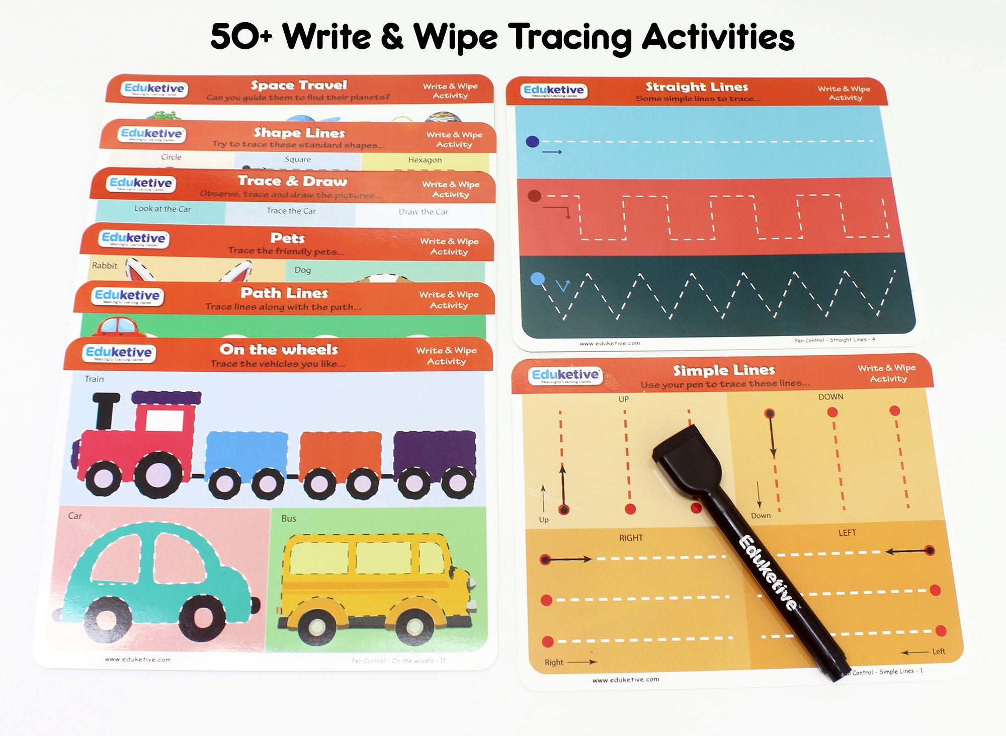 Pen Control - Write & Wipe Activity | Book Bargain Buy