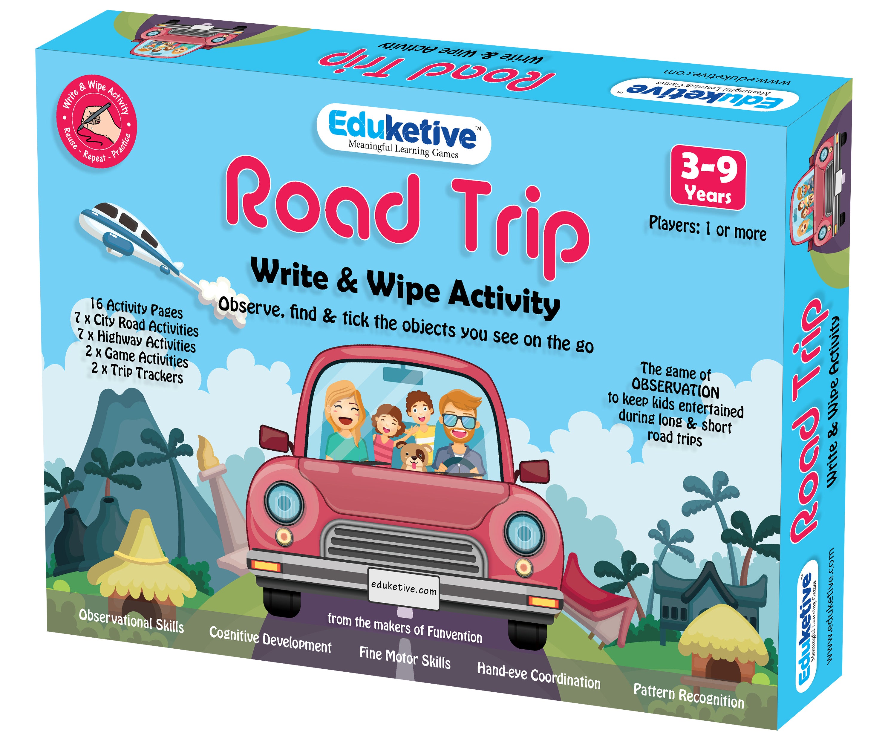 Road Trip - Write & Wipe Activity | Book Bargain Buy