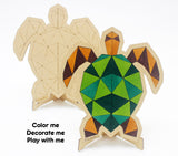 Turtle - Coloring Puzzle | Book Bargain Buy