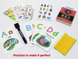Combo of 5 - Write & Wipe Activity (PenControl + 123 Numbers + ABC Letters + Maths + Words)