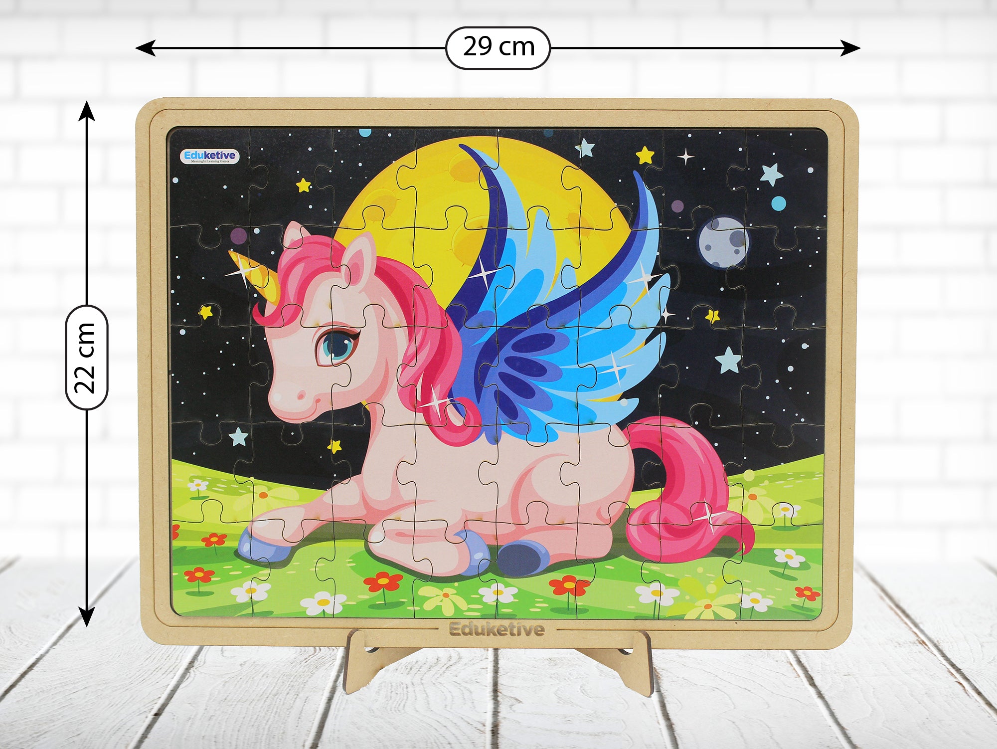 Unicorn - Pack of 6 - Decorative Jigsaw Puzzles - Birthday Return Gift Pack | Book Bargain Buy