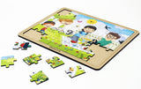Family Time - Pack of 6 - Decorative Jigsaw Puzzles - Birthday Return Gift Pack