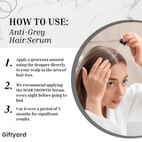 Giftyard Premium Rapid Fermented Rice Water Anti-Grey Hair Serum | Book Bargain Buy