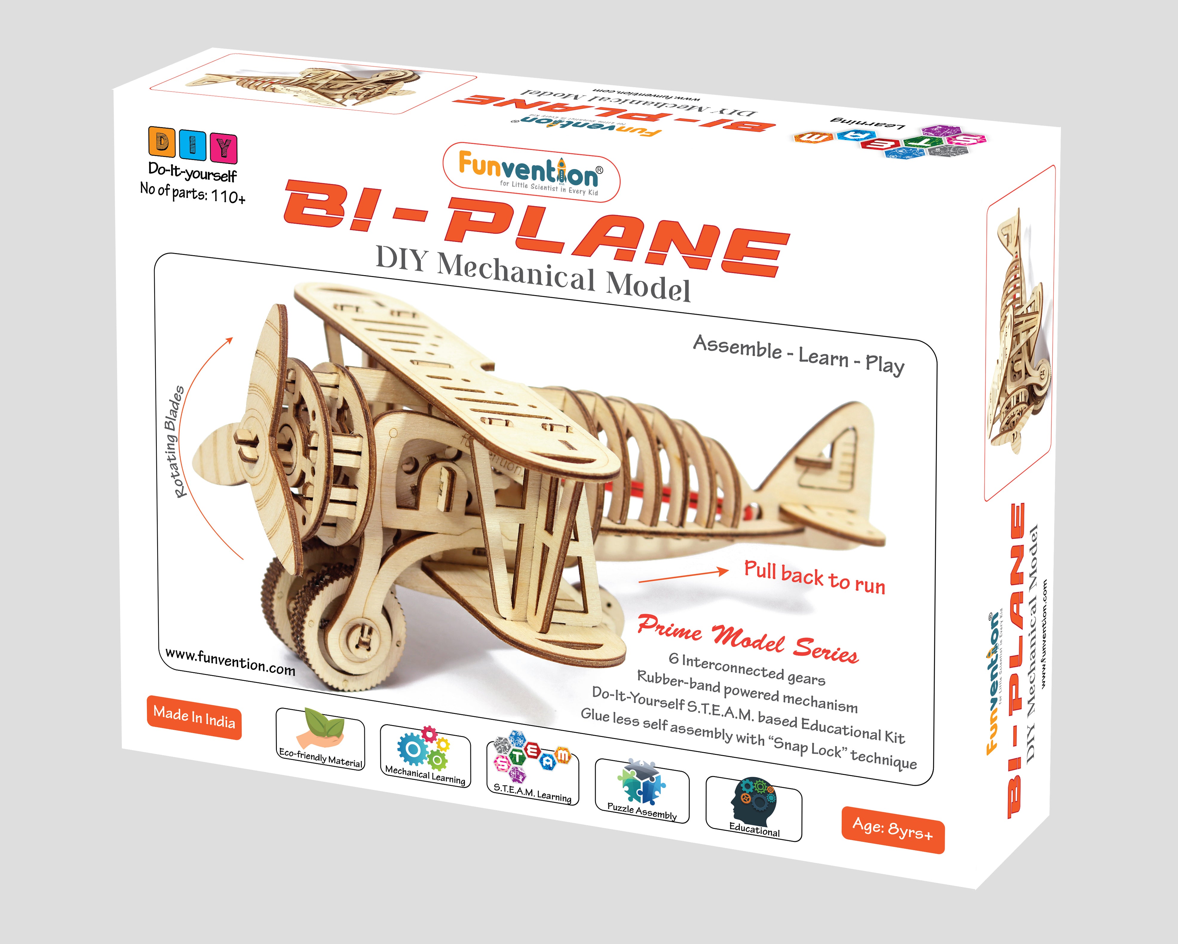 Bi-Plane - DIY Mechanical Model | Book Bargain Buy