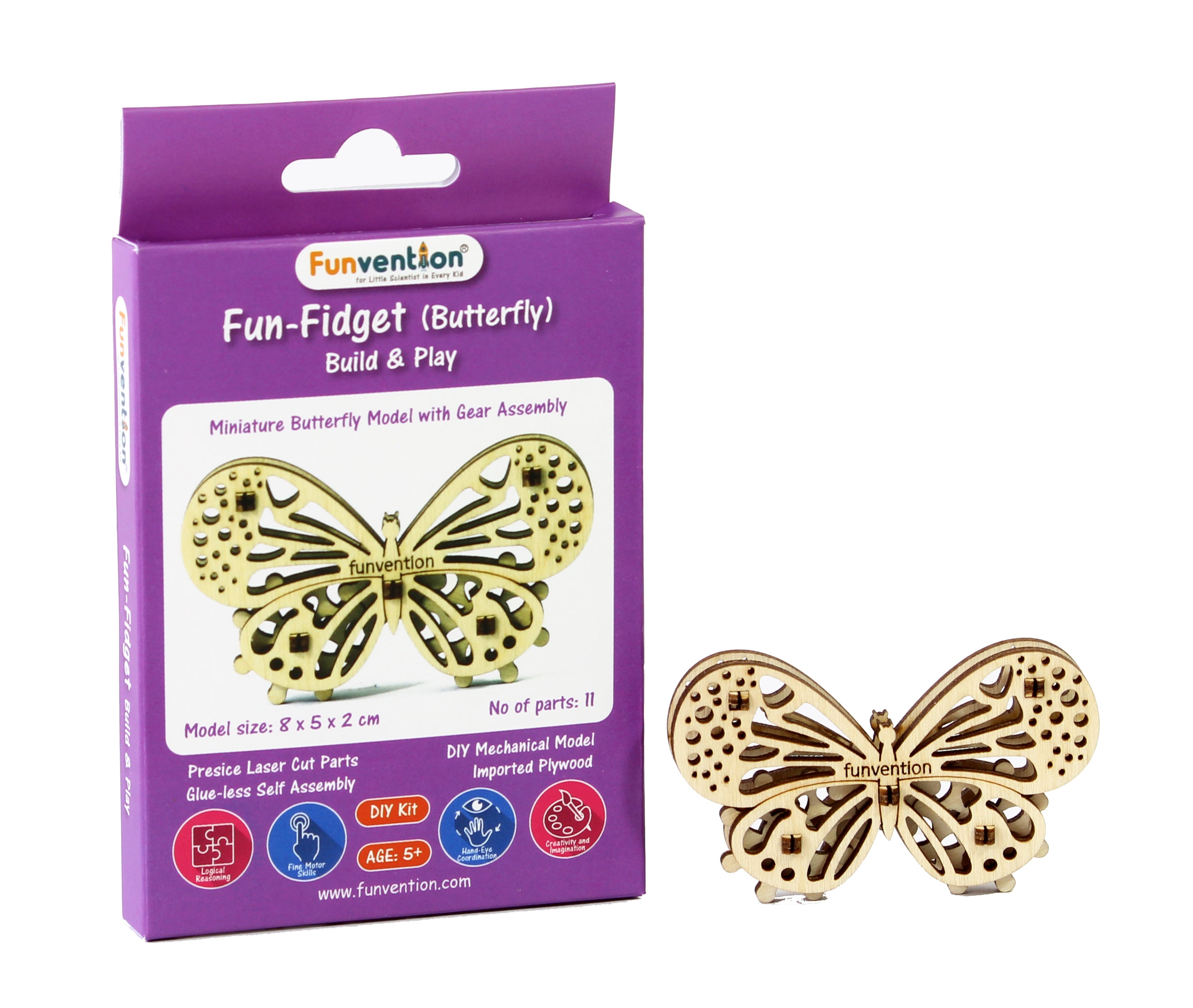 Fun Fidgets - Jungle - 4. Butterfly | Book Bargain Buy