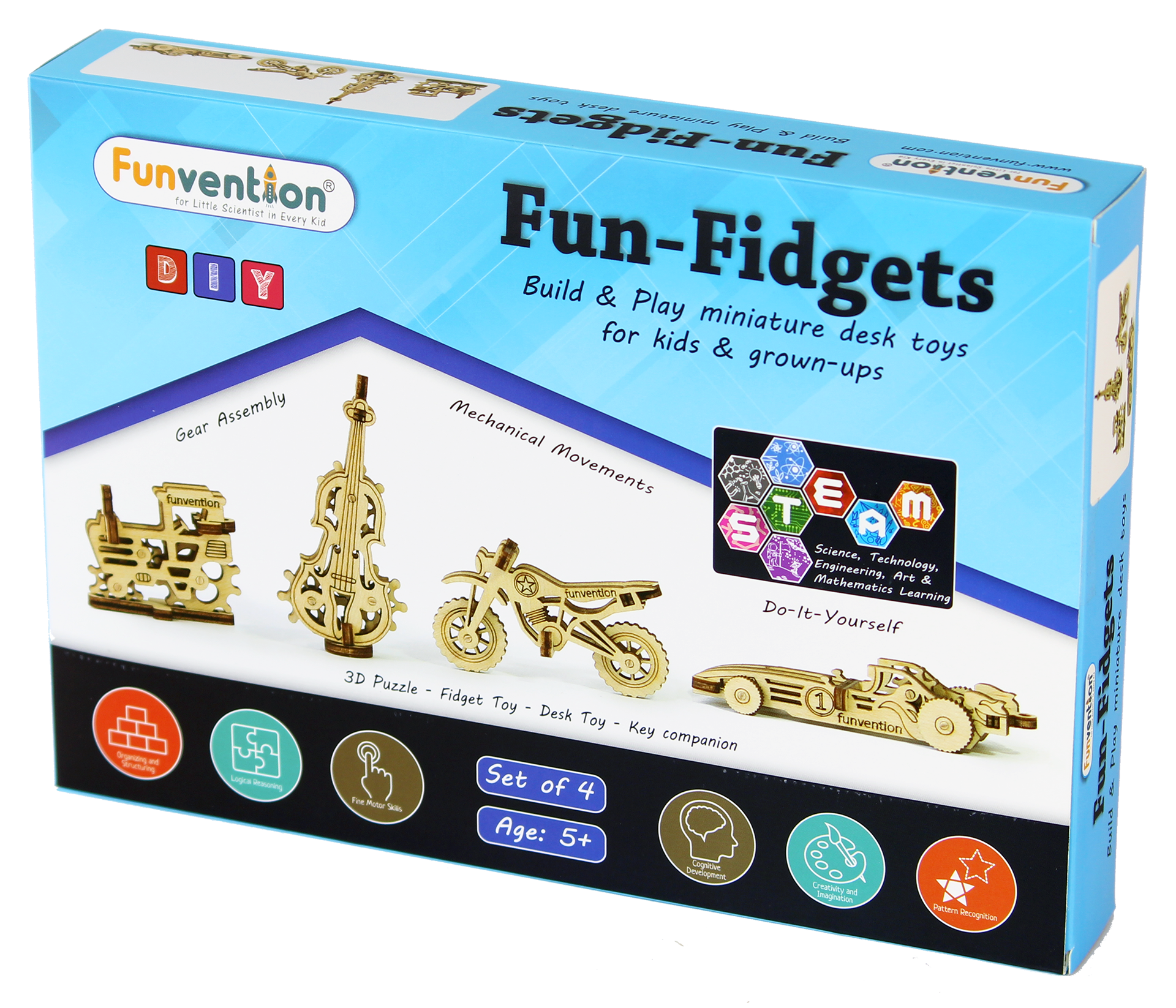 Fun Fidgets - Assorted - 5.Set of 4 Model
