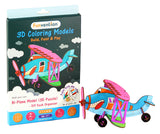 3D Coloring Model - Bi-Plane | Book Bargain Buy