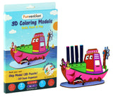 3D Coloring Model - Ship | Book Bargain Buy
