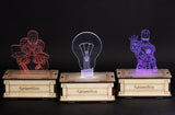 3D Holographic DIY Lamp (Super Heros) | Book Bargain Buy