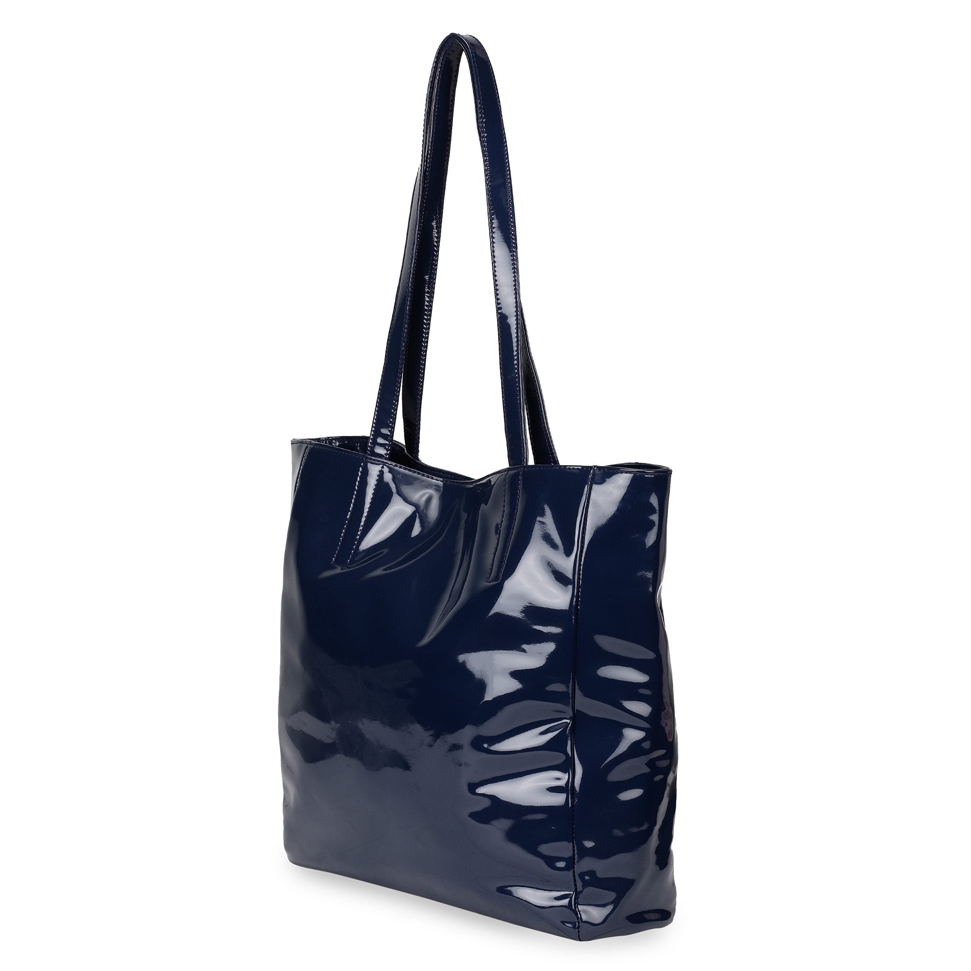 Chic Tote Oversized Handbag - Midnight Blue