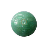 Green Jade Moon Face Carving Semi Precious Gemstone (1 Piece) | Book Bargain Buy