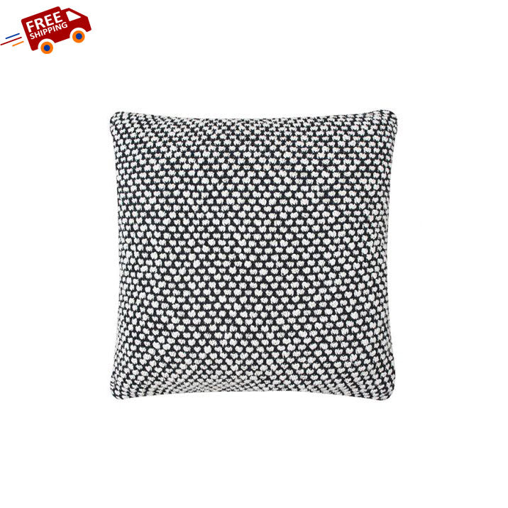 White Bubble Knitted Cushion Cover | Book Bargain Buy