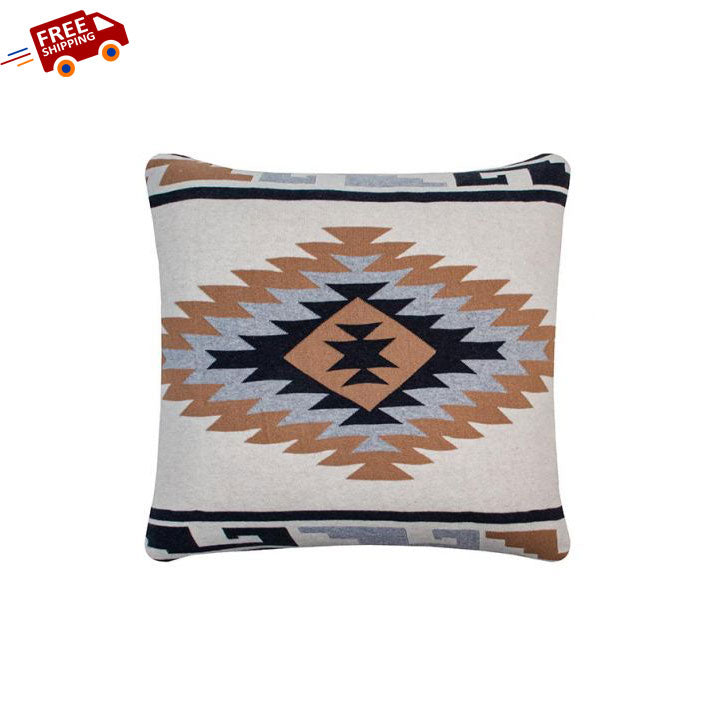 Beige Cotton Knitted Cushion Cover | Book Bargain Buy