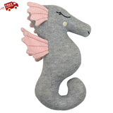 Seahorse Rattle Cotton Knitted in Grey Color | Book Bargain Buy
