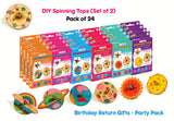 Spinning Tops (Solar System) - Pack of 24
