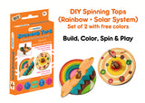 Spinning Top (Solar System + Rainbow) - Set of 2