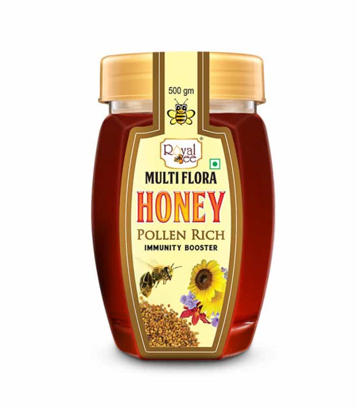 Royal Bee Multiflora Pollen Rich Honey (1000GMS)-Book Bargain Buy