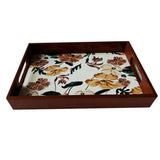 Angira Handicrafts Wooden Serving Tray | Book Bargain Buy