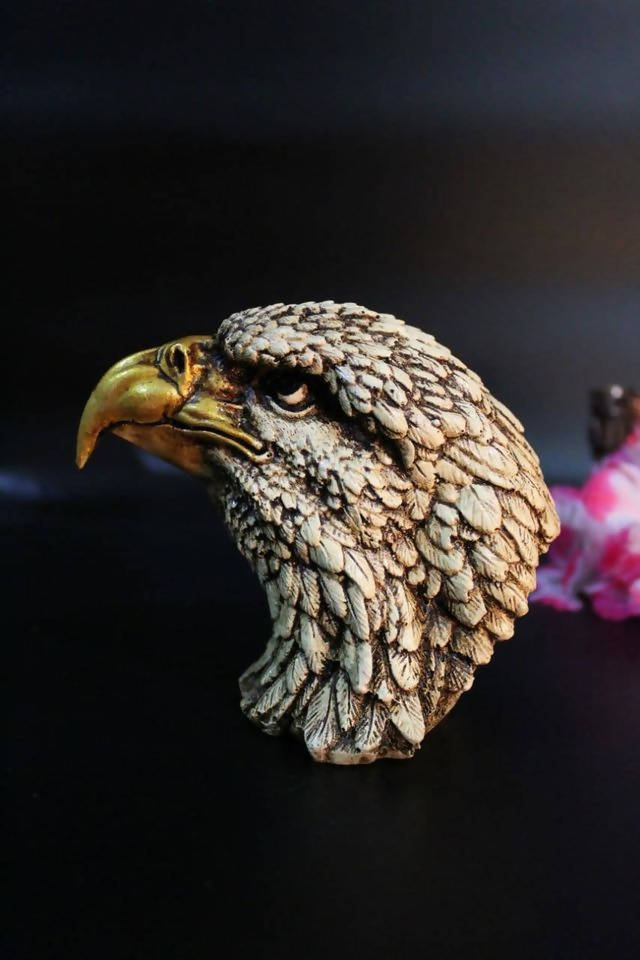 Eagle Head Sculpture - Natural | Book Bargain Buy