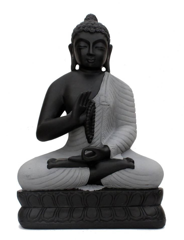 Buddha Statue - Stone Finish( H- 18 inches ) | Book Bargain Buy