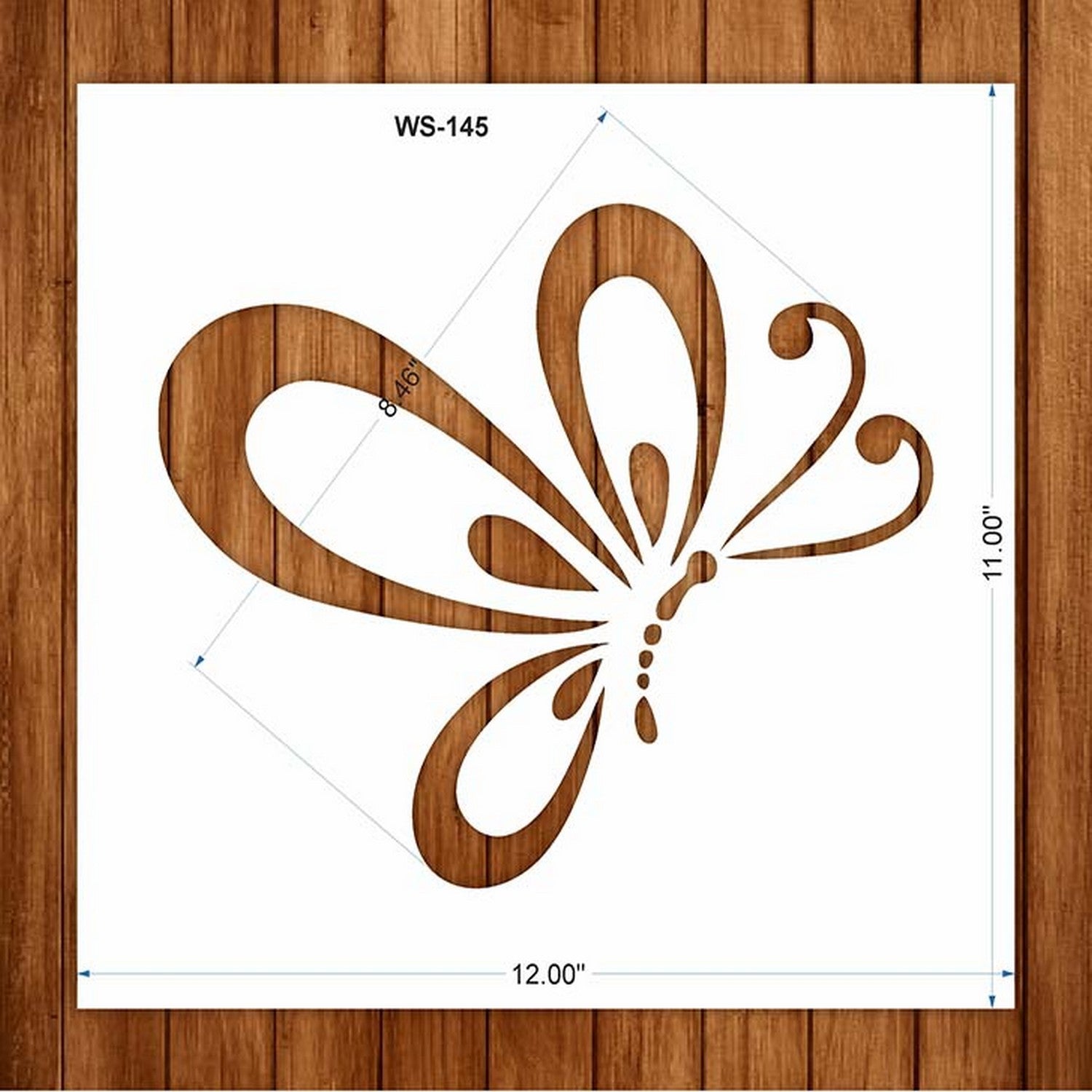 Willson Stencils Butterfly (12" X 12") | Book Bargain Buy